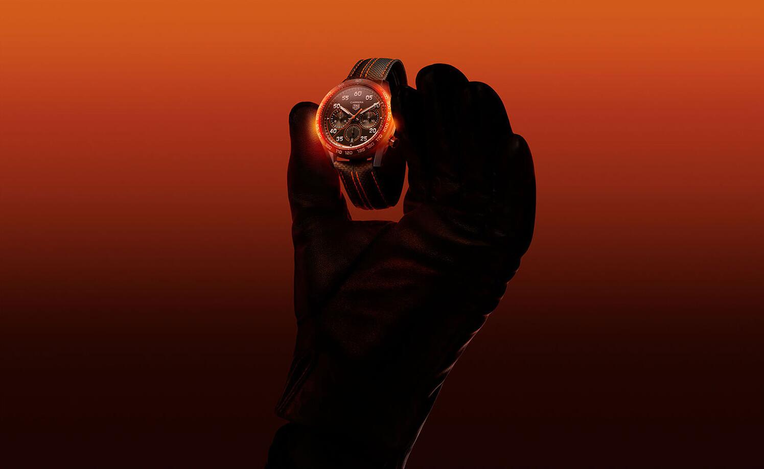 Fake TAG Heuer Carrera Chronograph x Porsche Orange Racing CBN2A1M.FC6526