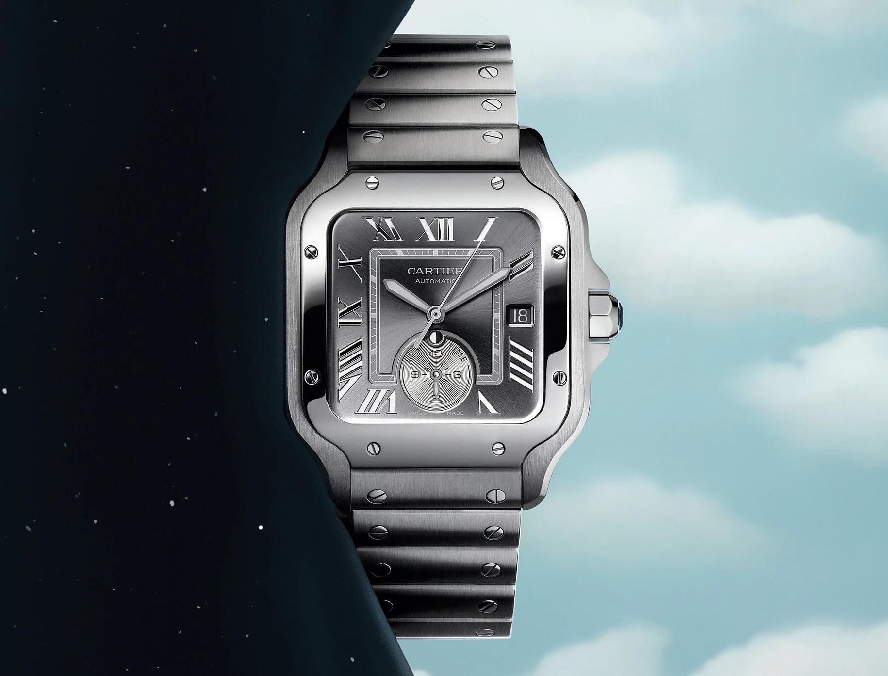 Replica Cartier Santos Dual Time – sporty functionality