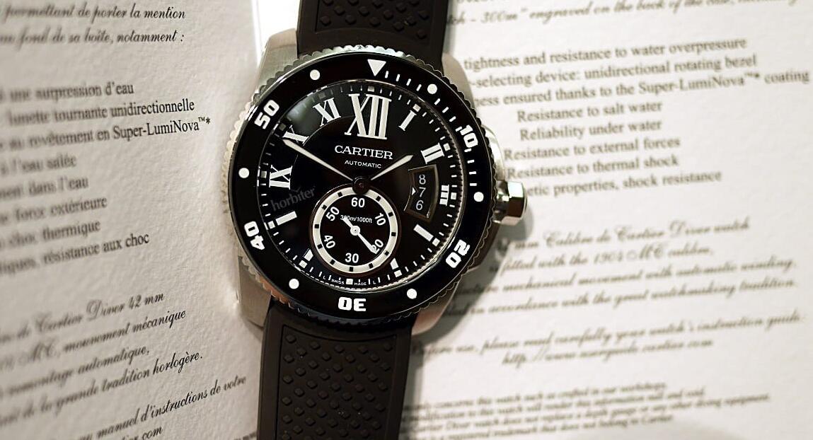 The Replica Cartier Caliber de Cartier Diver, the review