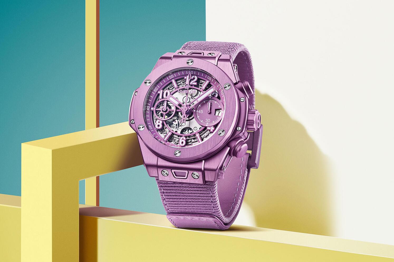 REPLICA HUBLOT BIG BANG UNICO SUMMER PURPLE